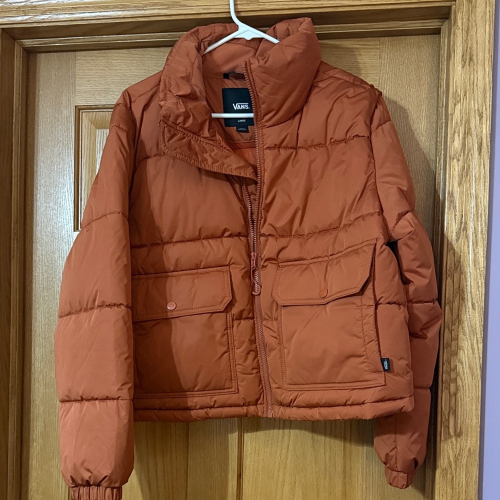 Vans Kids Puffer Jacket - Warm Rust